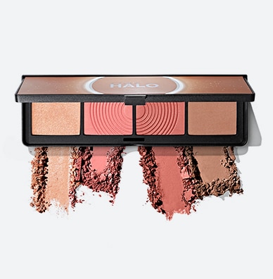 Halo Sculpt + Glow Contour, Blush + Highlighter Palette With Vitamin E